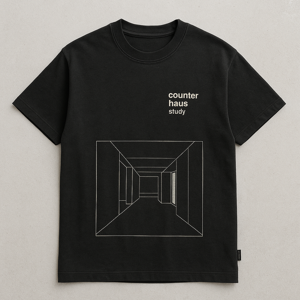 Counter Haus minimalist apparel - architectural precision in wearable form
